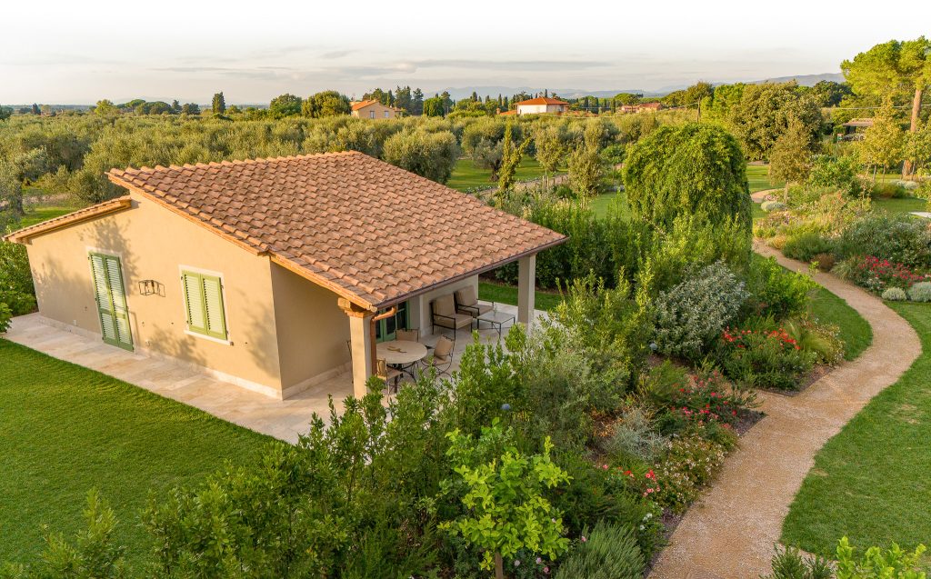 Villetta La Rosa dei Venti e il giardino
