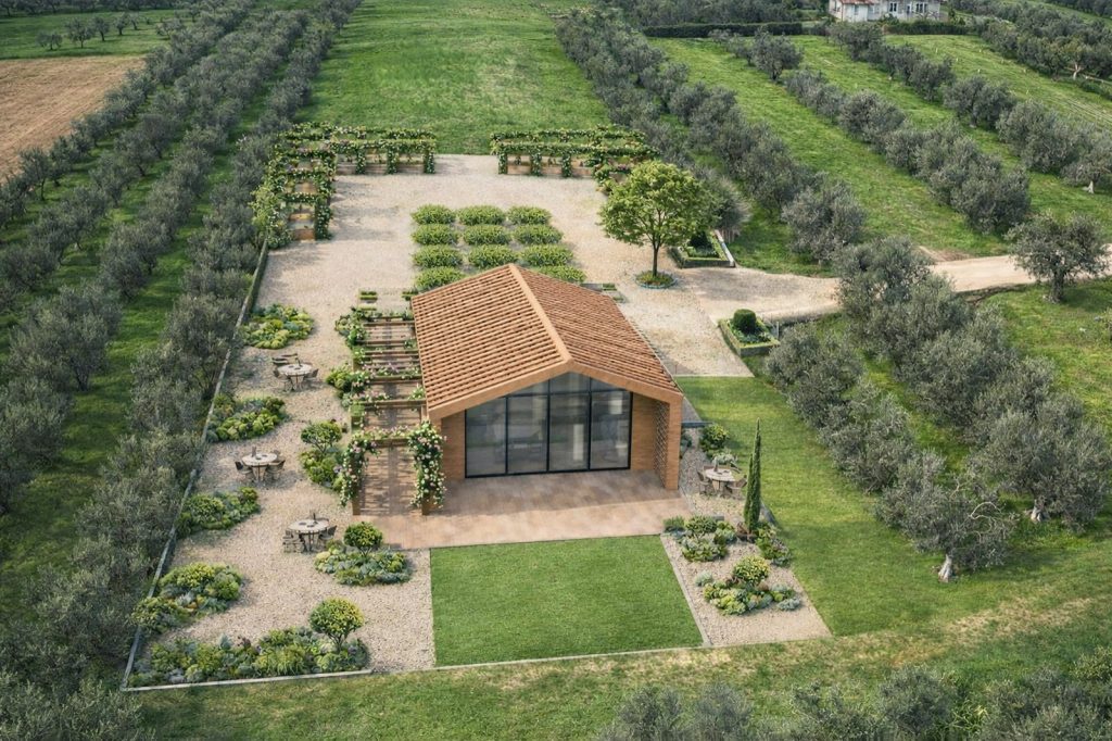 Tasting Hall at Terre dei Ghelfi