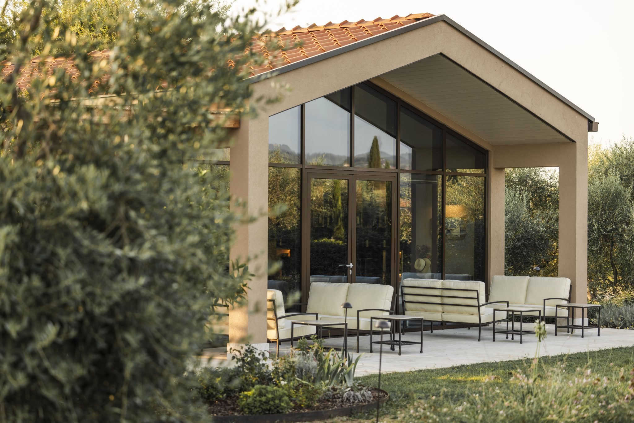 Sala per vendita e degustazione vino e olio Terre dei Ghelfi